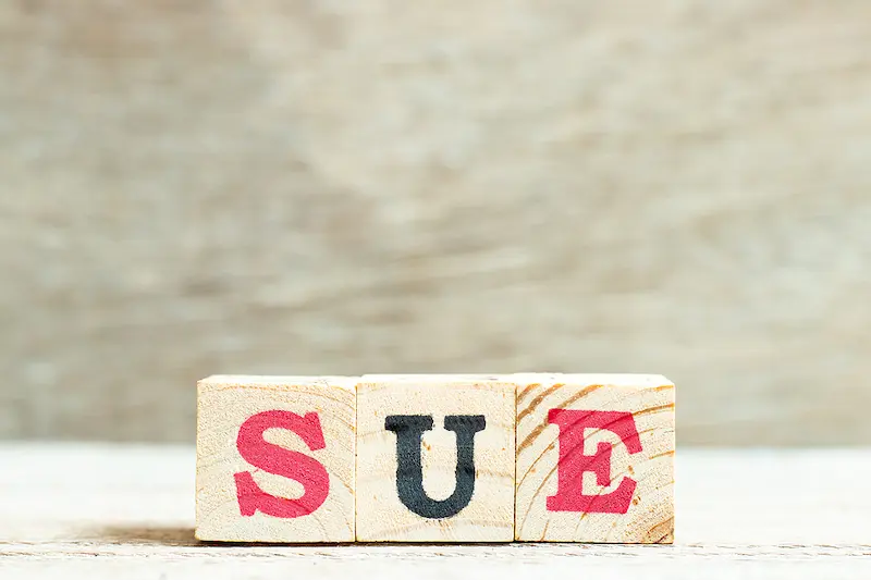 sued image Can you settle credit card debt when you're being sued?